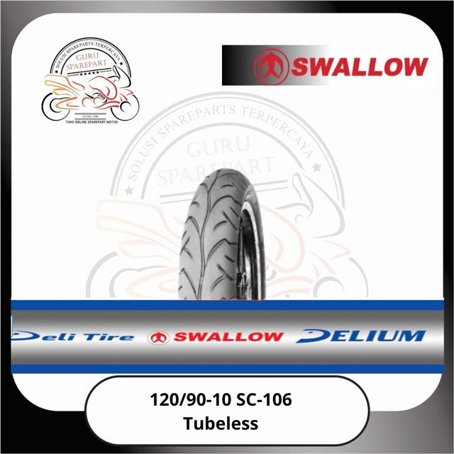 Ban Luar Swallow Tubeless 120/90-10