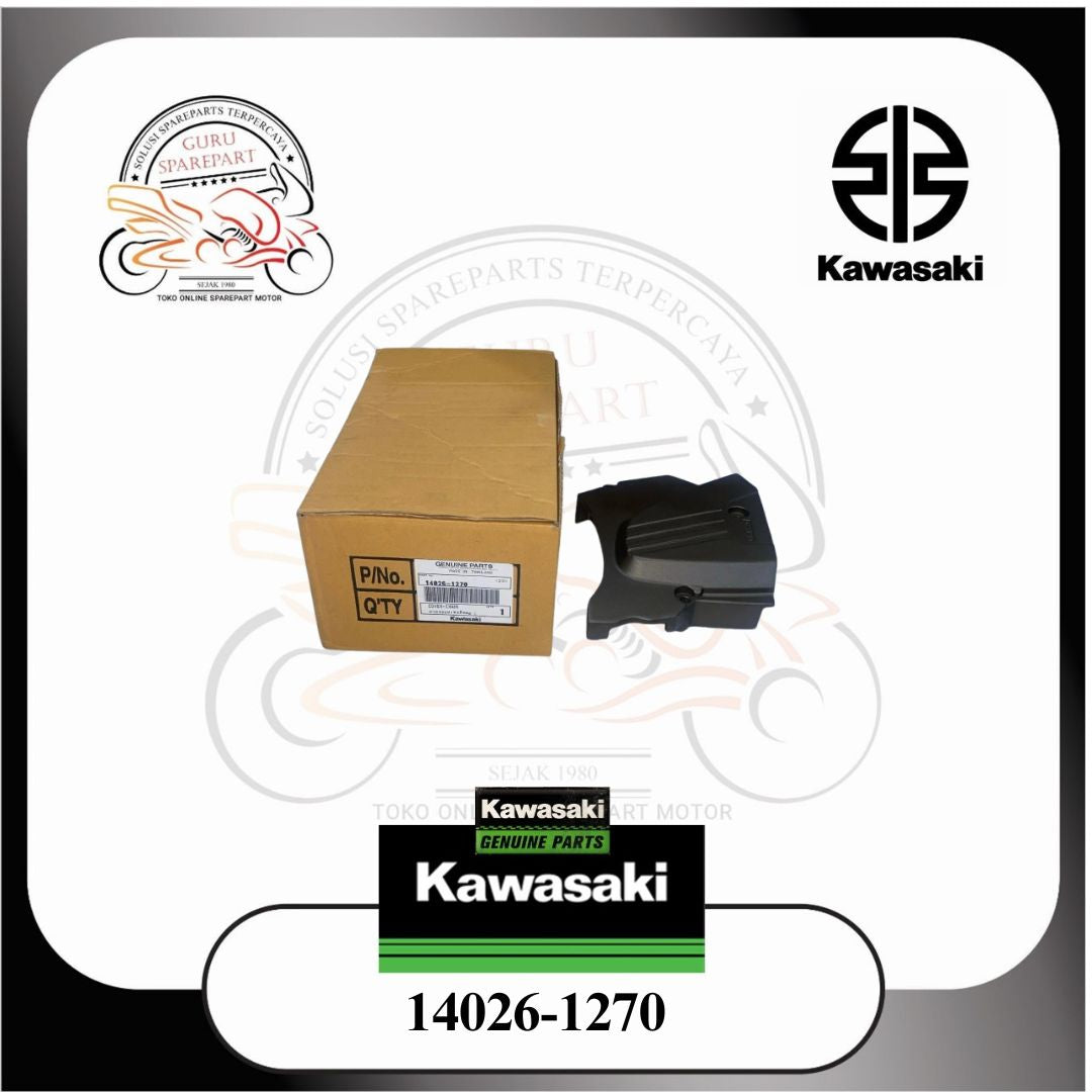 Cover Gear Tutup Gear Gir Depan Coklat Ninja RR New Ori 14026-1270