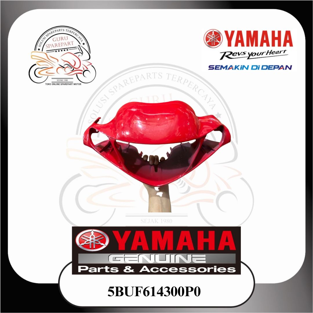 Batok Depan Y125Z Merah Original Yamaha 5BUF614300P0