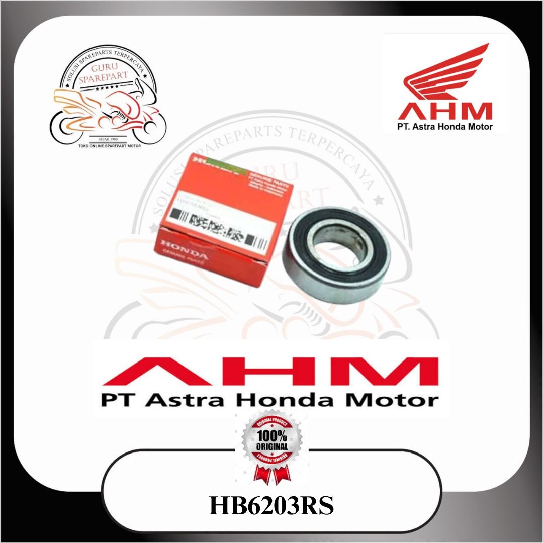 Honda Laher ,Bearing Nap Gear 6203 Honda GL MAX Silver HB6203RS