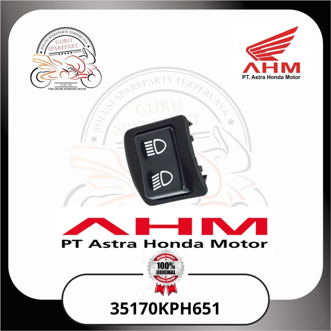 Honda Saklar Dimmer Honda Supra X 125 35170KPH651