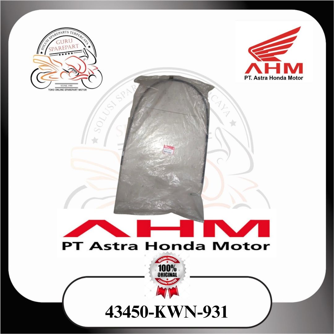 43450KWN931 Honda Kabel Tali Rem Belakang PCX