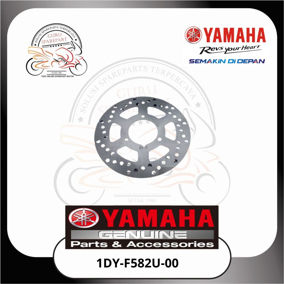 Yamaha Piringan Cakram Depan 1DY Jupiter Z1 Vega Force FI Injeksi Lubang Baut 3 disk disc 1DY-F582U-00