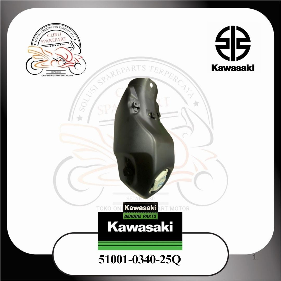 Tangki Bensin KLX Hitam Original Kawasaki 51001034025Q