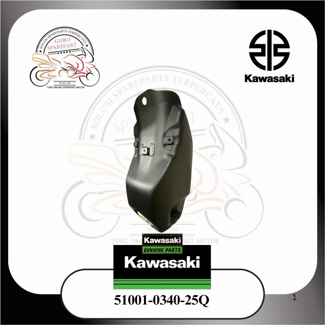 Tangki Bensin KLX Hitam Original Kawasaki 51001034025Q