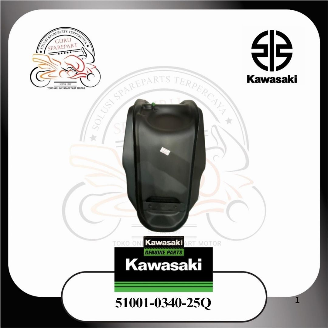 Tangki Bensin KLX Hitam Original Kawasaki 51001034025Q
