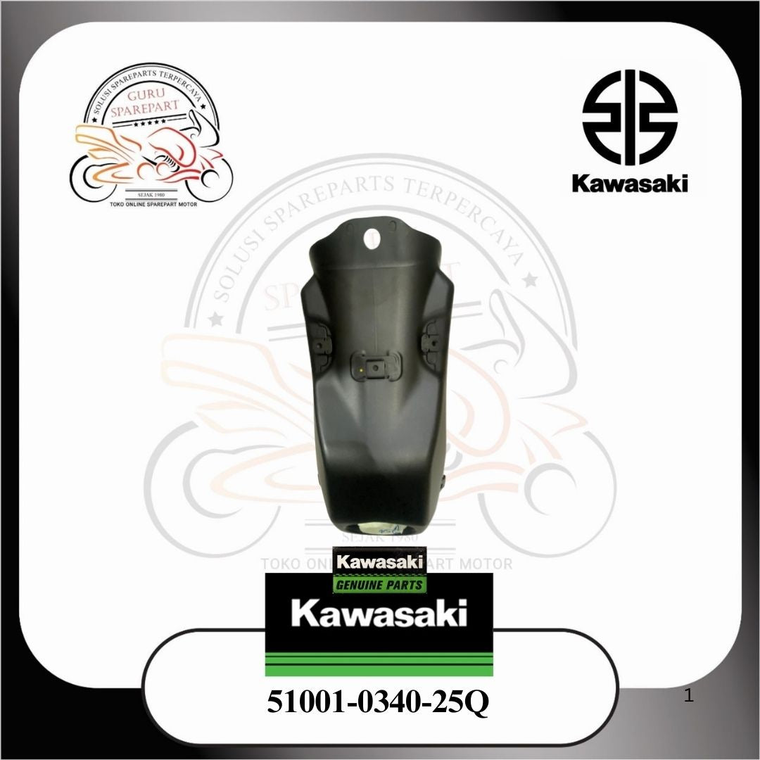 Tangki Bensin KLX Hitam Original Kawasaki 51001034025Q
