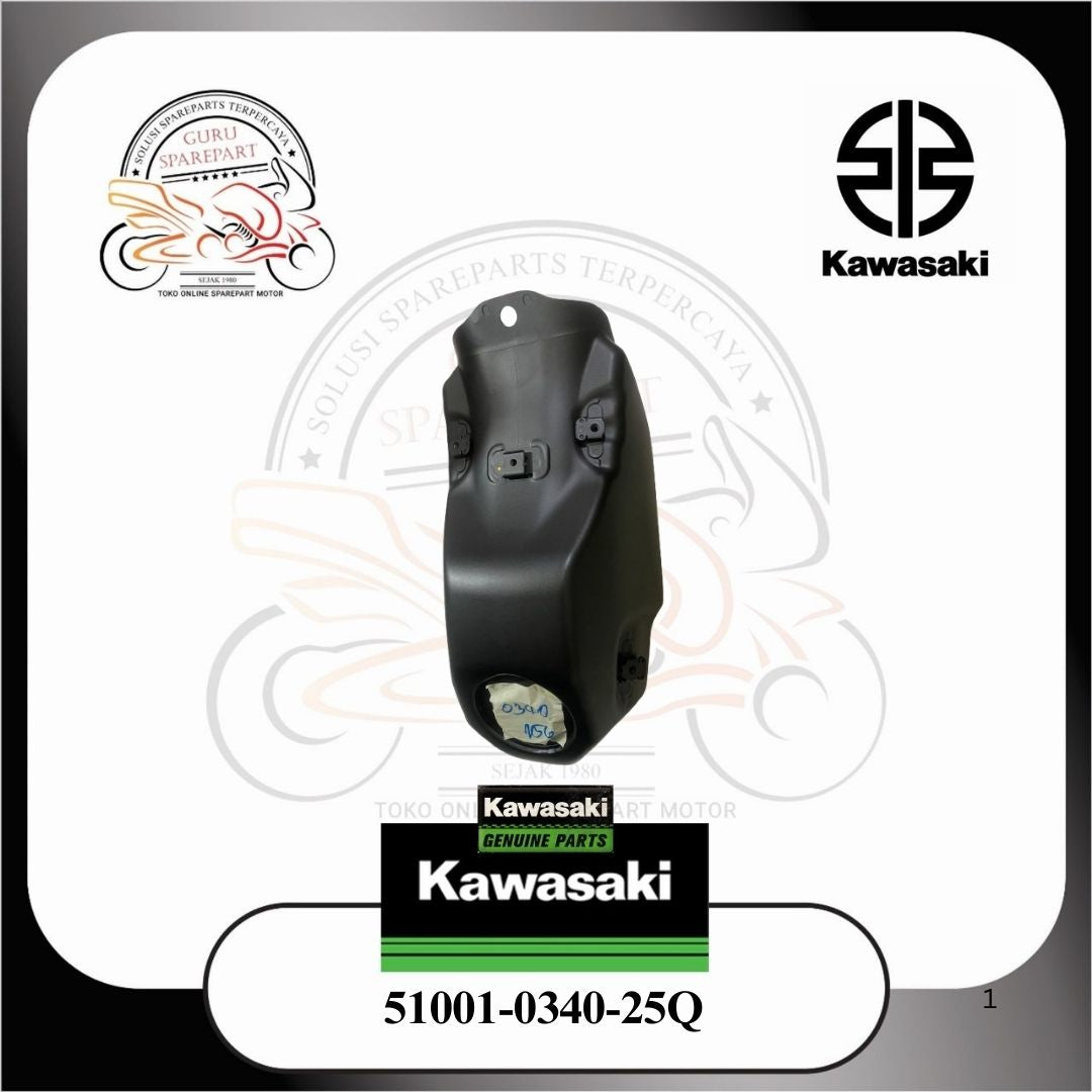 Tangki Bensin KLX Hitam Original Kawasaki 51001034025Q