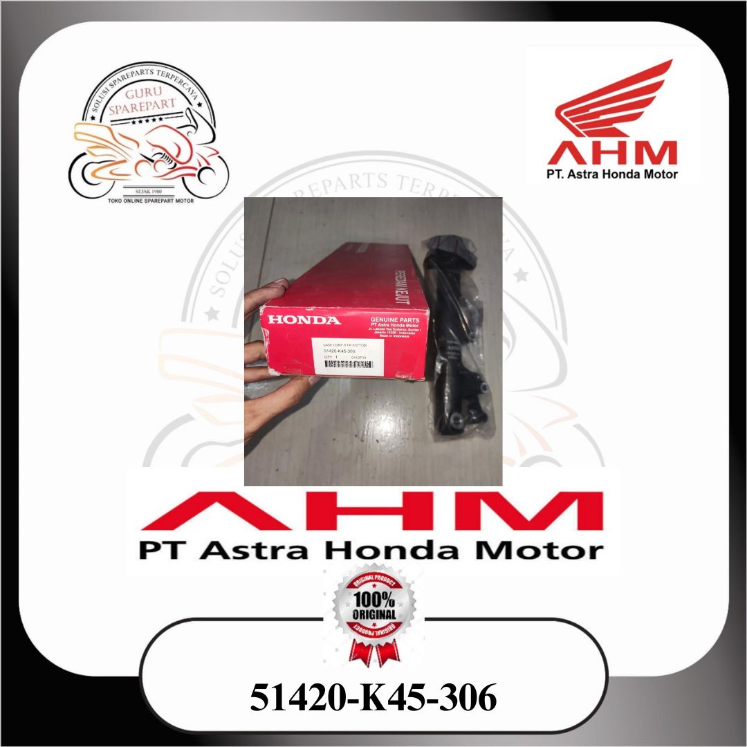 51420K45306 Honda Tabung Shock Depan Kanan Honda CBR 150R K45N ABS
