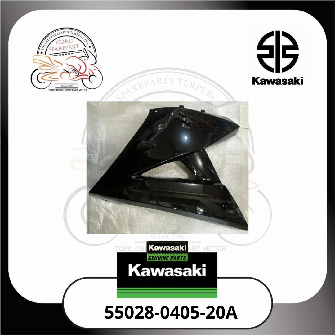 kawasaki Fairing Cowling Bawah Kiri Ninja RR New Hitam Ori 55028-0405-20A