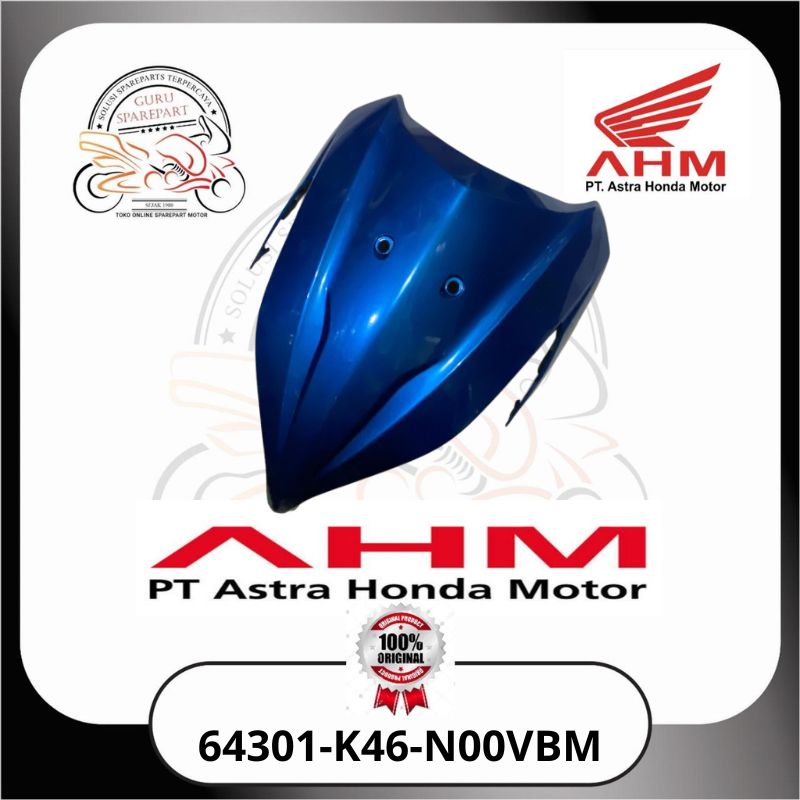 Honda Panel Depan Cover Front Top Biru Vario 110 FI 64301K46N00VBM