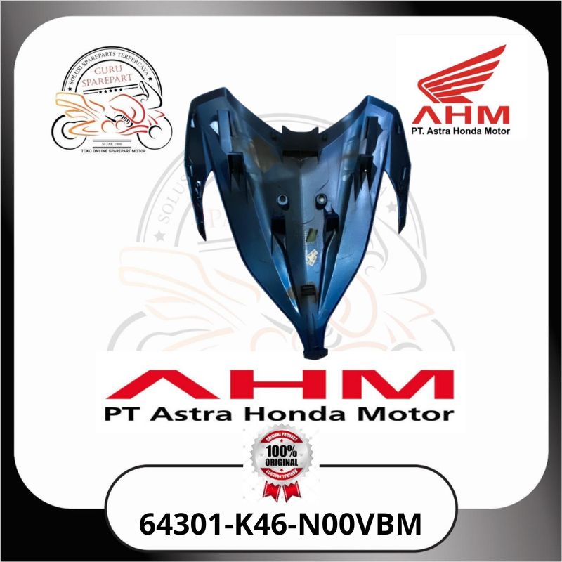 Honda Panel Depan Cover Front Top Biru Vario 110 FI 64301K46N00VBM