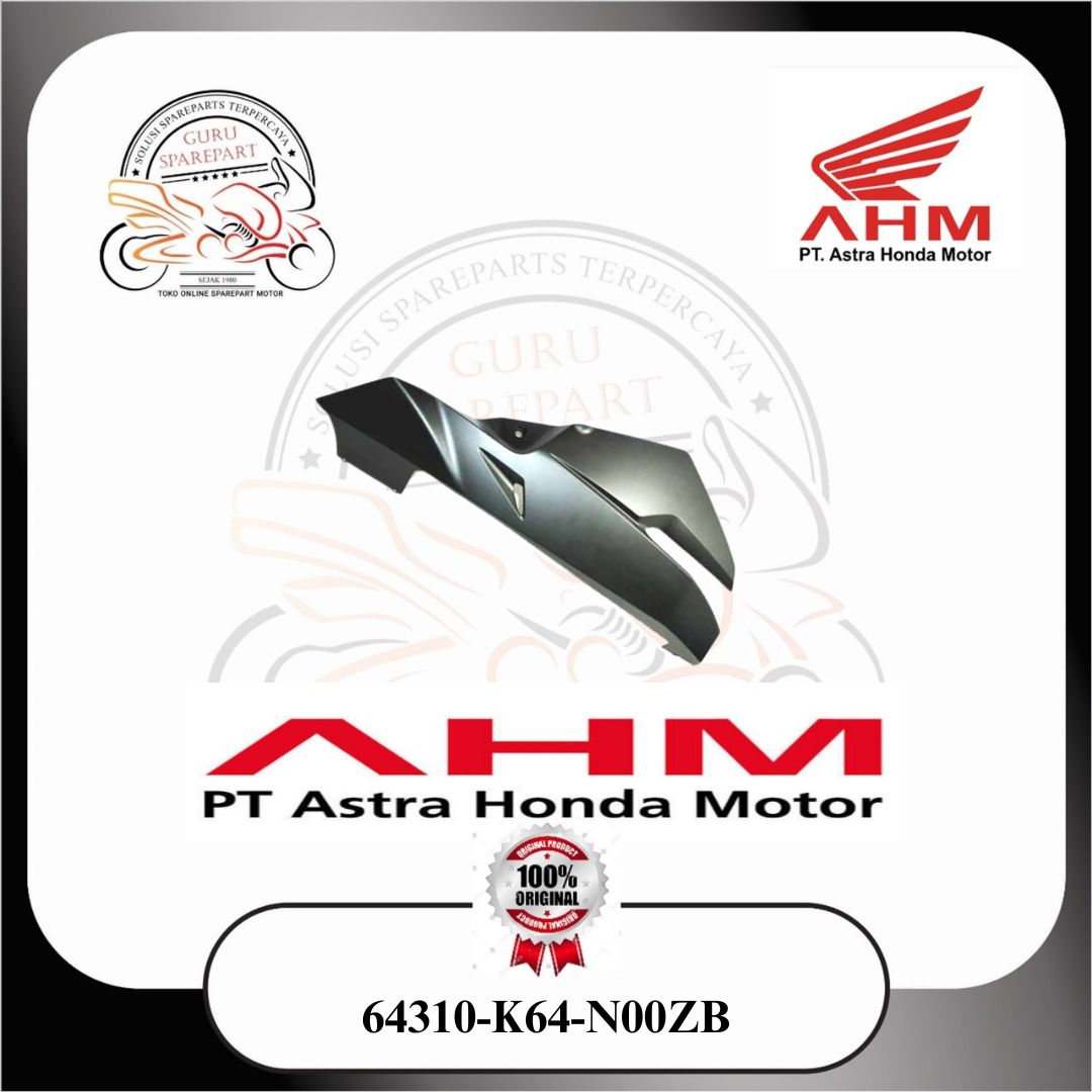 64310K64N00ZB Honda Cowl Comp Right Under Hitam Doff CBR 250RR K64