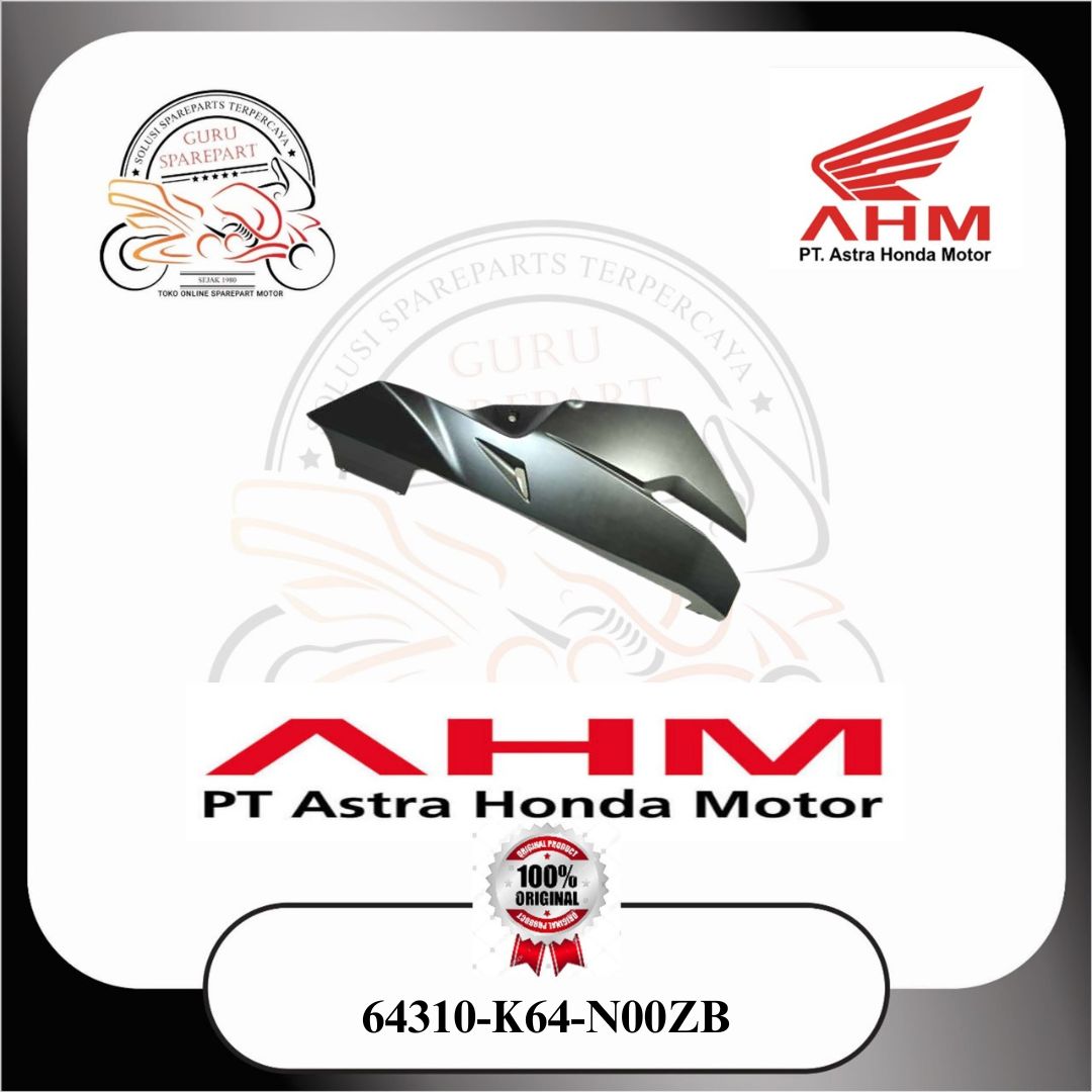 64310K64N00ZB Honda Cowl Comp Right Under Hitam Doff CBR 250RR K64