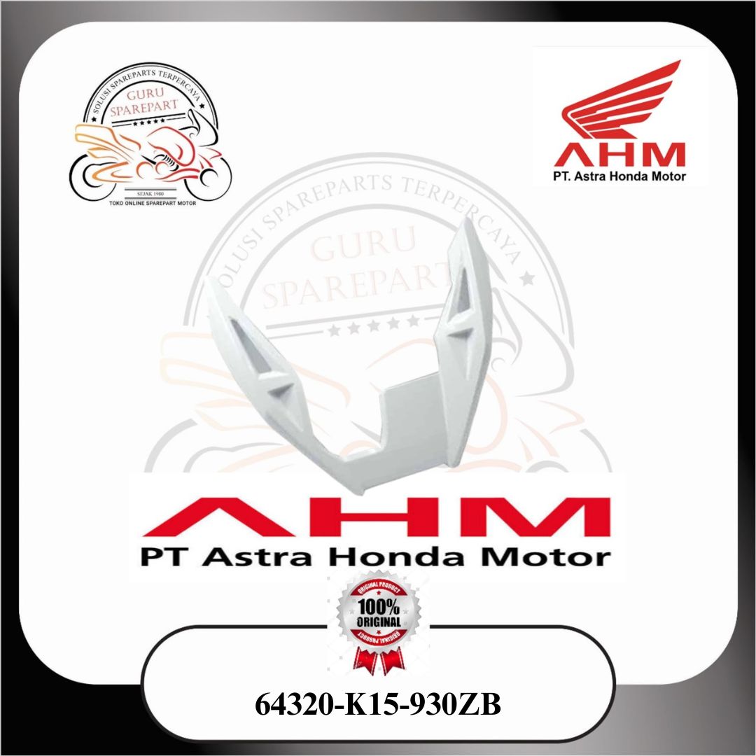 64320K15930ZB Honda Cowl Under Center Putih New CB150R Streetfire K15G
