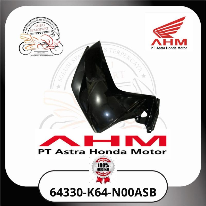 Honda Cowl Right Middle Hitam Metalik CBR 250RR 64330K64N00ASB