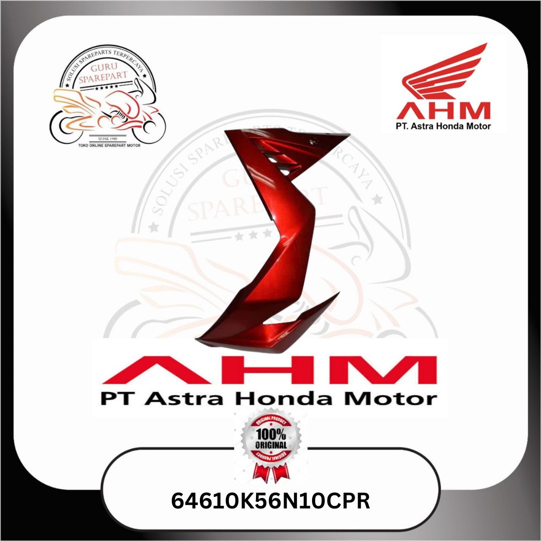 Honda Cover R Side Merah Red Supra GTR 150 64610K56N10CPR