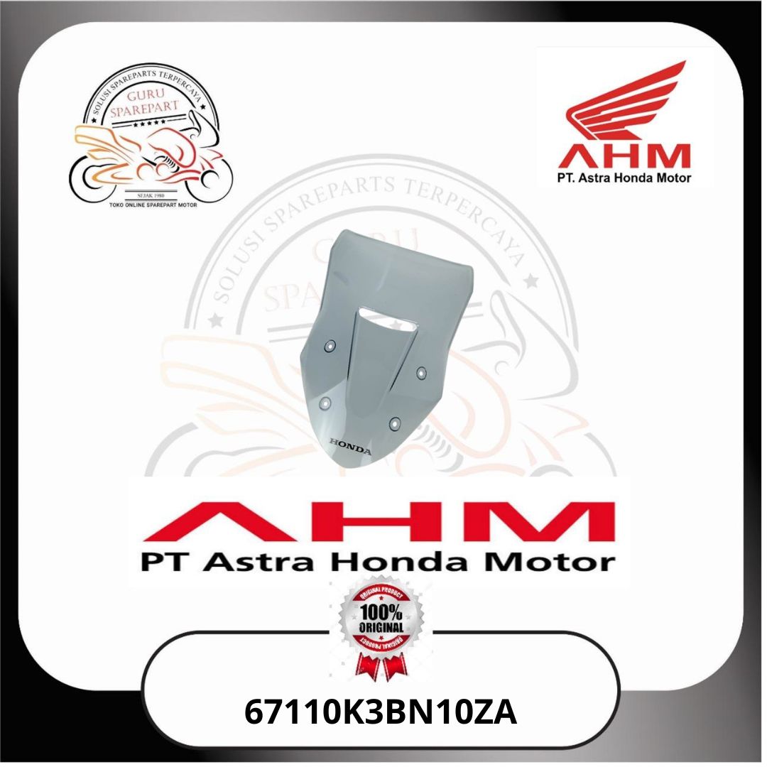 Set Illust Wind Screen Type 1 Honda CB150X 67110K3BN10ZA