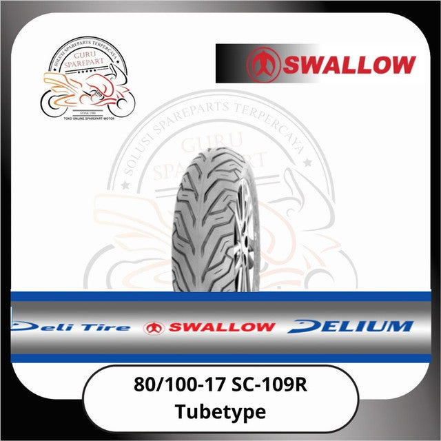 Ban Luar Swallow Tubetype 80/100-17 Urbangrip SC-109R