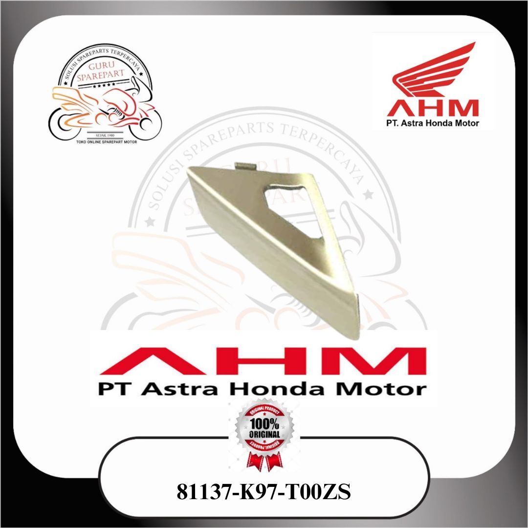 81137K97T00ZS Honda Lid Cover Emergency Key Gold Honda PCX 150 K97