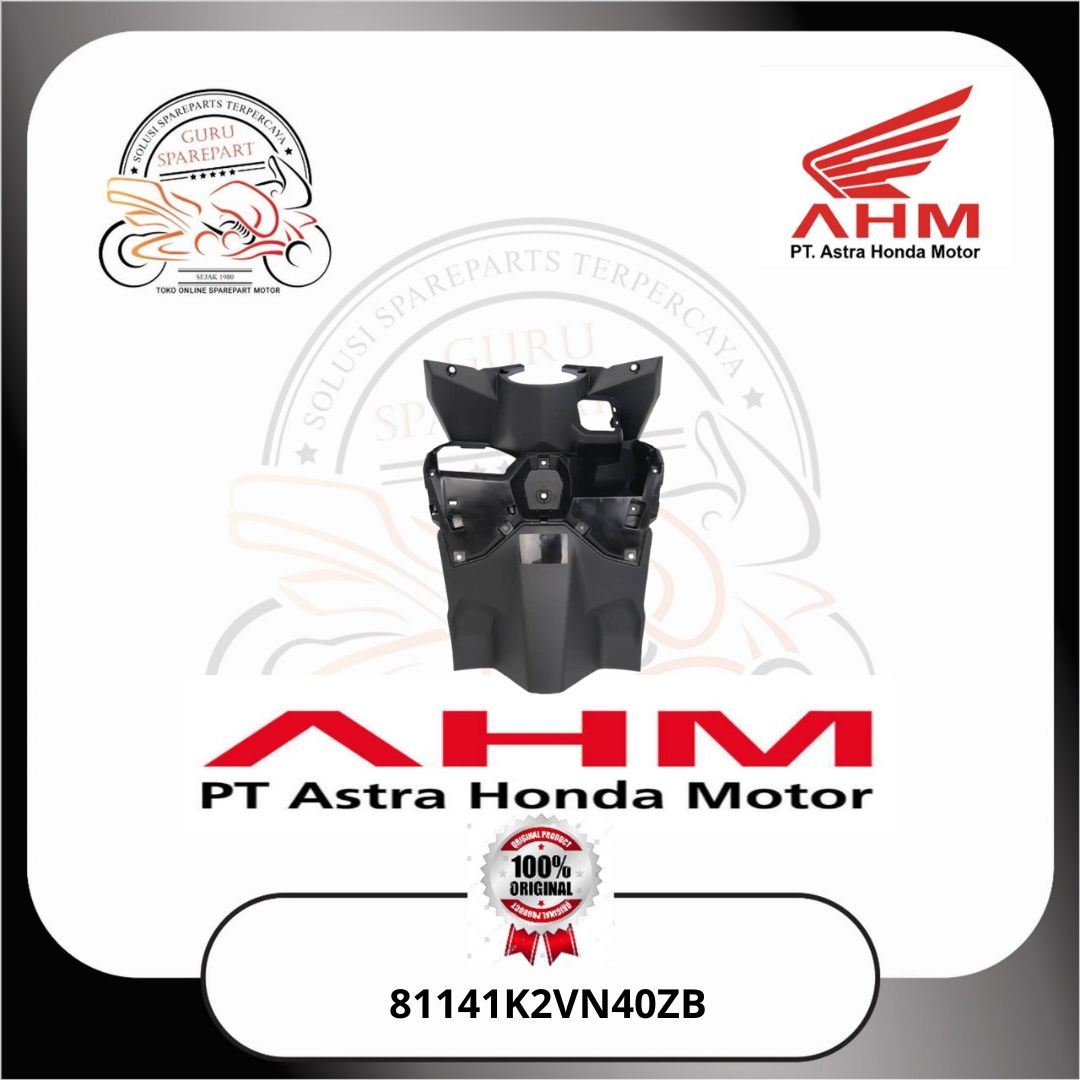 Honda Cover Inner Lower Hitam Vario 125 eSP K2V Tipe Keyless 81141K2VN40ZB