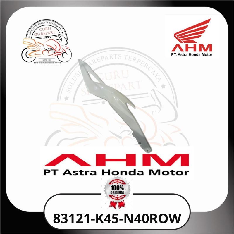 Honda Cowl Left Rear Rose White New CBR 150R v2 83121K45N40ROW