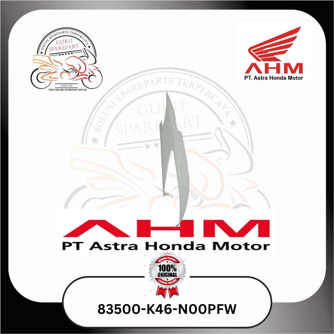 Honda Cover Right Body White Vario 110 FI 83500K46N00PFW