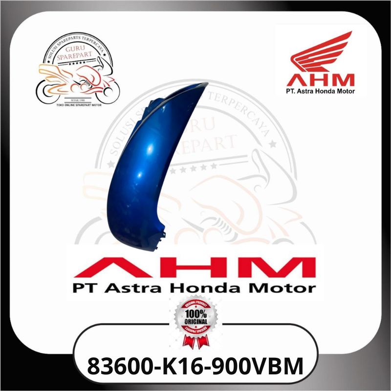Honda Cover Body Kiri Biru Honda Scoopy FI 83600K16900VBM