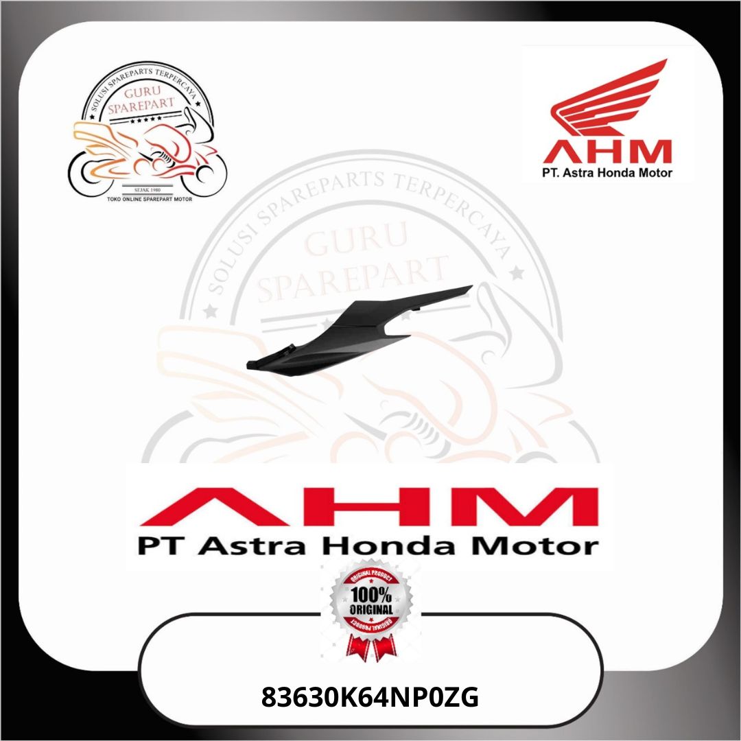 Honda Cover Kiri Belakang Hitam Honda CBR 250RR K64J 83630K64NP0ZG