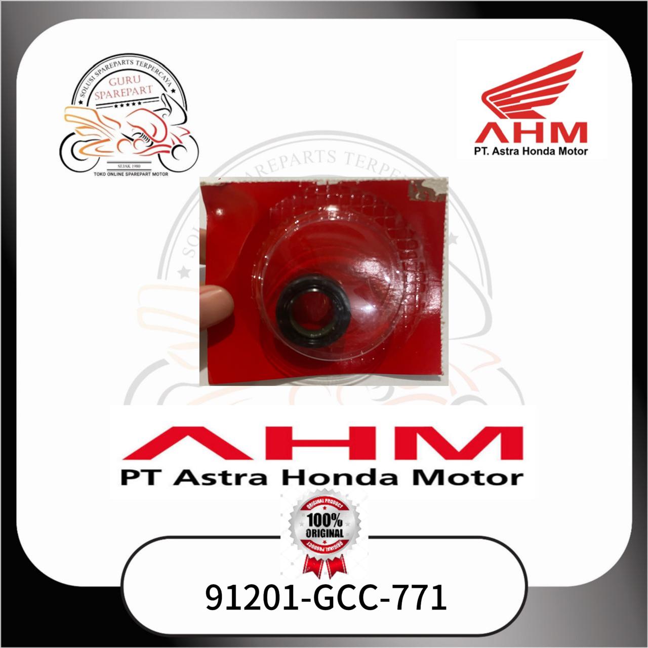 Honda Oil Seal Engkol 16 X 26 X 7 Beat Karbu Beat FI Spacy FI Vario 110 eSP New Scoopy 91201GCC771