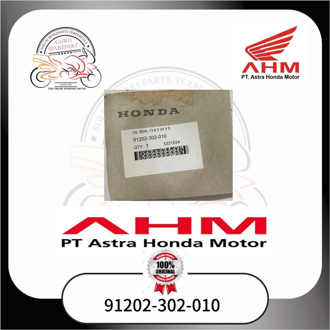Honda Oil Seal Engkol 13.8X24X5 Revo Supra Supra Fit 91202302010