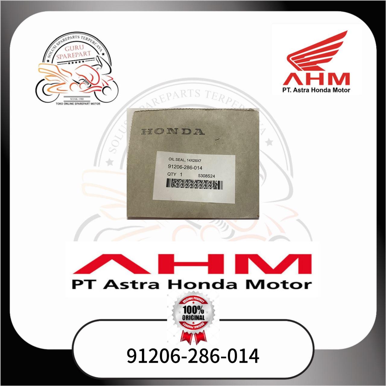 Honda Oil Seal Oforan 14X28X7 Grand Mega Pro Advance Tiger 91206286014