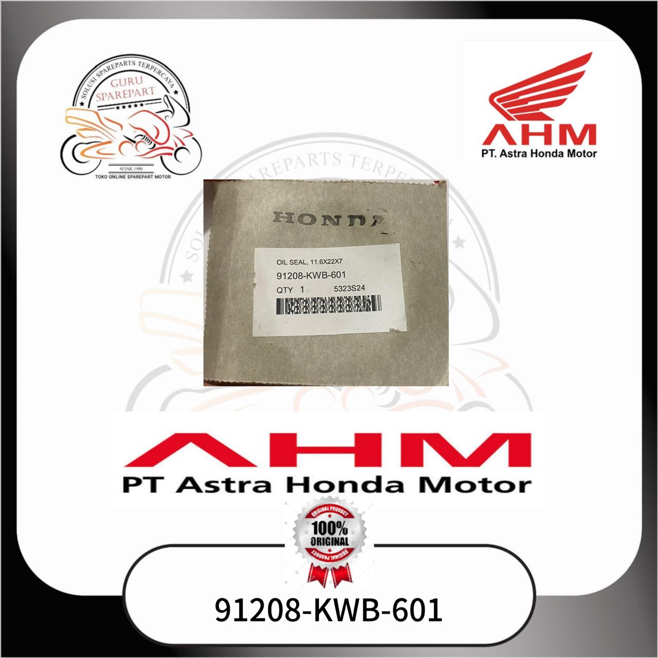 Honda Oil Seal Oforan 11.6X22X7 Blade Karbu 91208KWB601