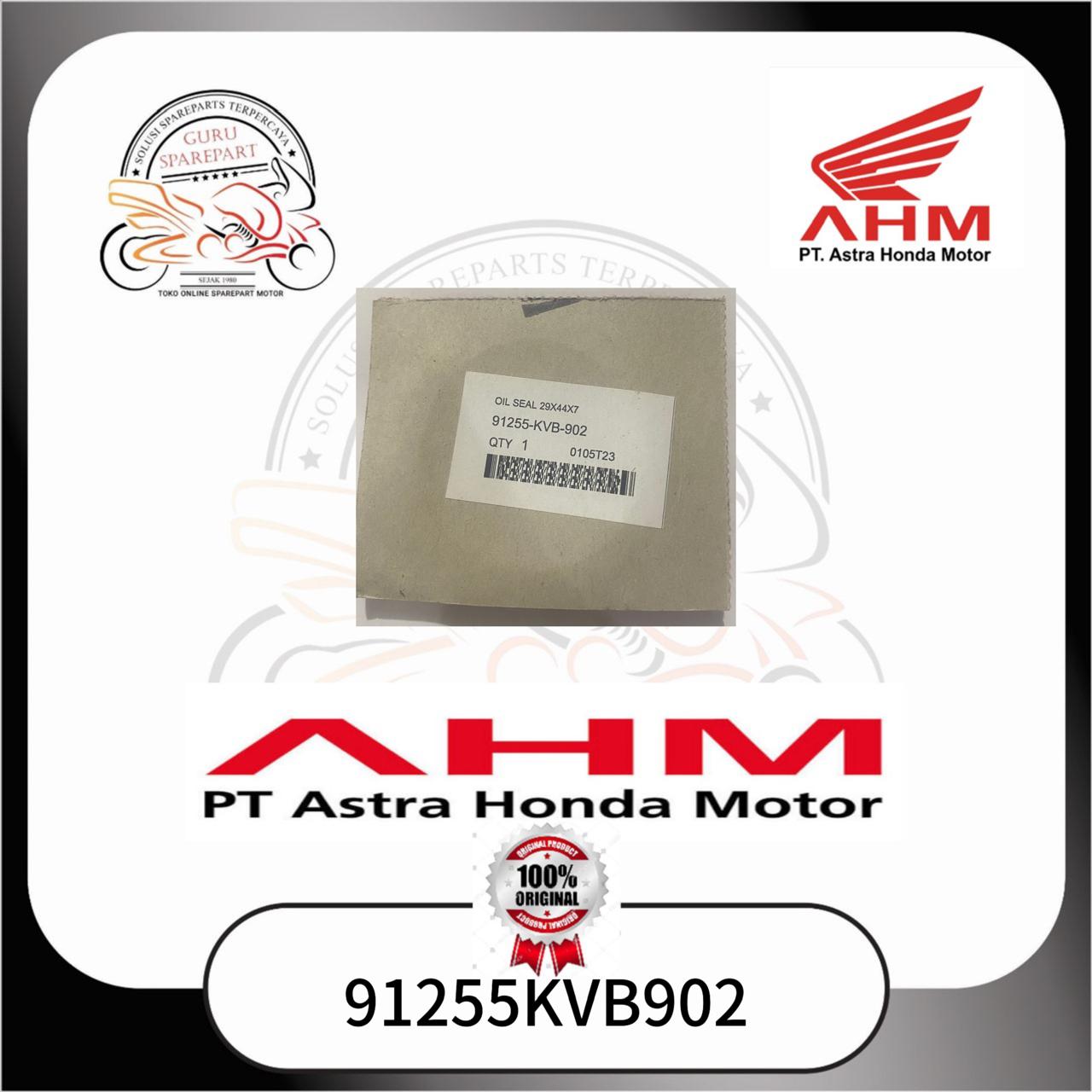 Honda Oil Seal Roda Belakang 29x44x7 Beat FI Beat Karburator Scoopy FI 91255KVB902