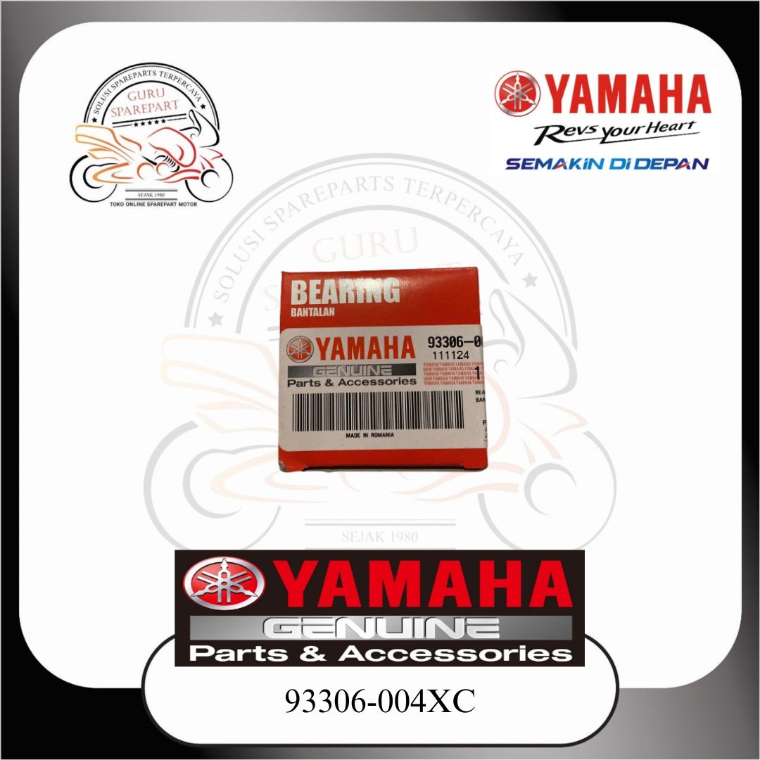Bearing Bantalan Laher 6004 As Roda Belakang Yamaha Mio Sporty Smile J Nouvo Soul GT Jupiter Vega Scorpio Vixion 93306-004XC