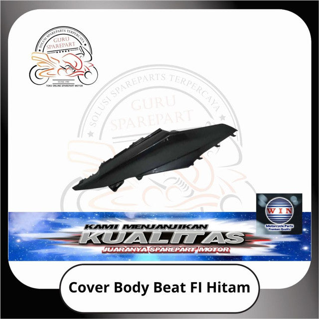 WIN Cover Body Halus Panel Depan Spakbor Honda Beat FI Hitam