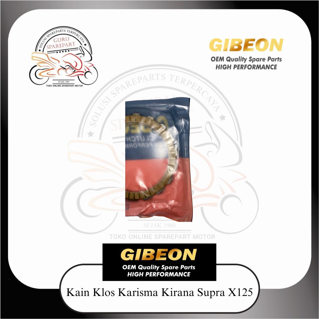 Gibeon Kain Klos Kampas Kopling Karisma Kirana Supra X125 karbu injeksi KPH PAPER
