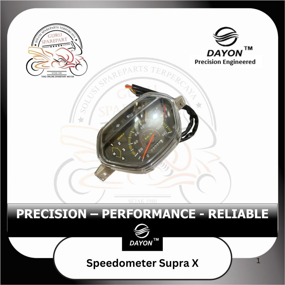 Speedo spido meter Honda Supra X 100 Kilometer KEV