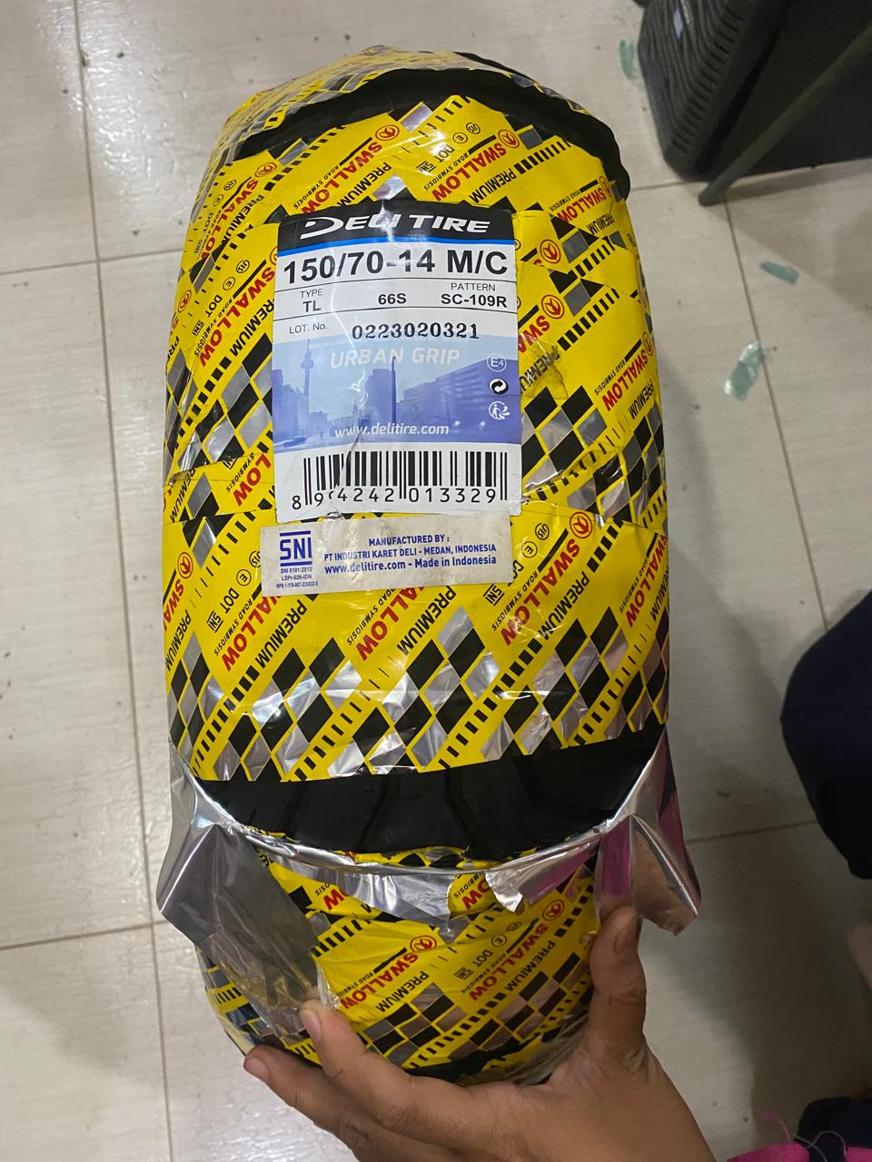 Ban Luar Swallow 150/70-14sc109 Urbangrip sc 109r Tubeless