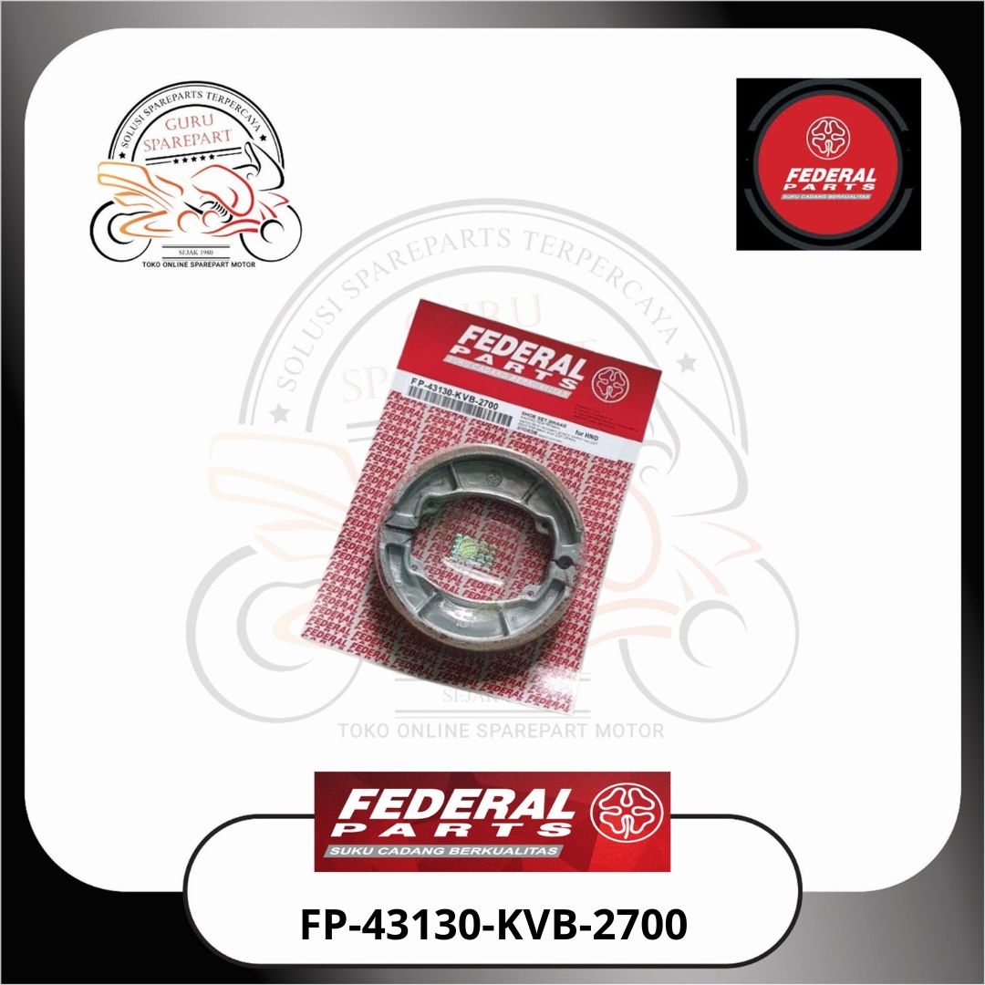 Federal Kampas Rem Belakang Tromol Beat Karbu Beat Fi Vario Karbu Spacy Scoopy Vario 150 FP-43130-KVB-2700