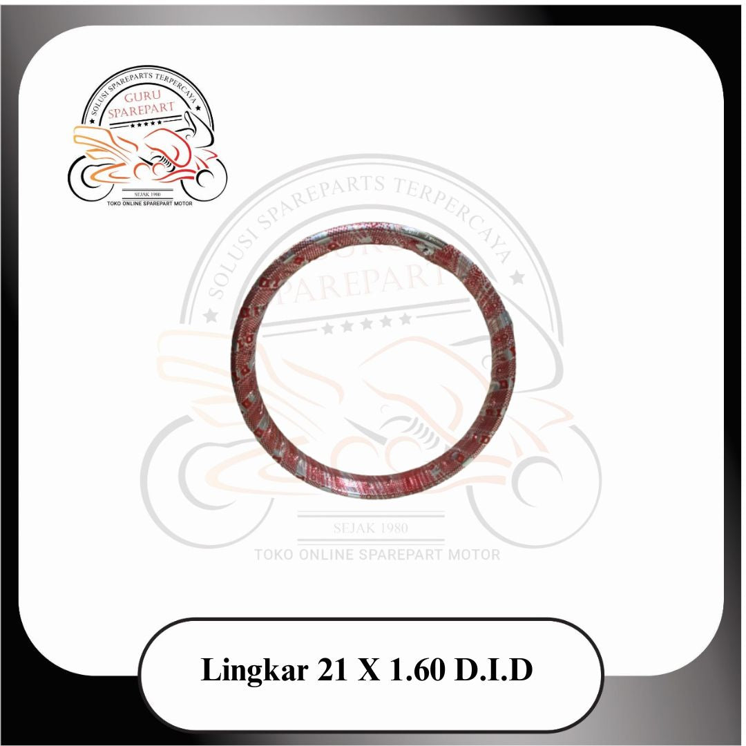 Lingkar Velg Motor Trail 1.60 x 21 DID 36 Hole Chrome