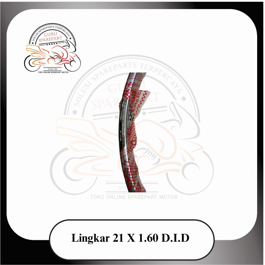 Lingkar Velg Motor Trail 1.60 x 21 DID 36 Hole Chrome