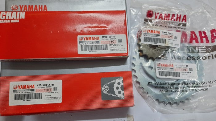 GEAR SET RX KING GIR TARIK N RANTAI 4ST-WE01A-B0 ORIGINAL