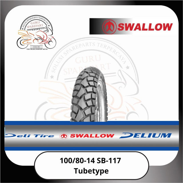 Ban Luar Swallow Tubetype 100/80-14