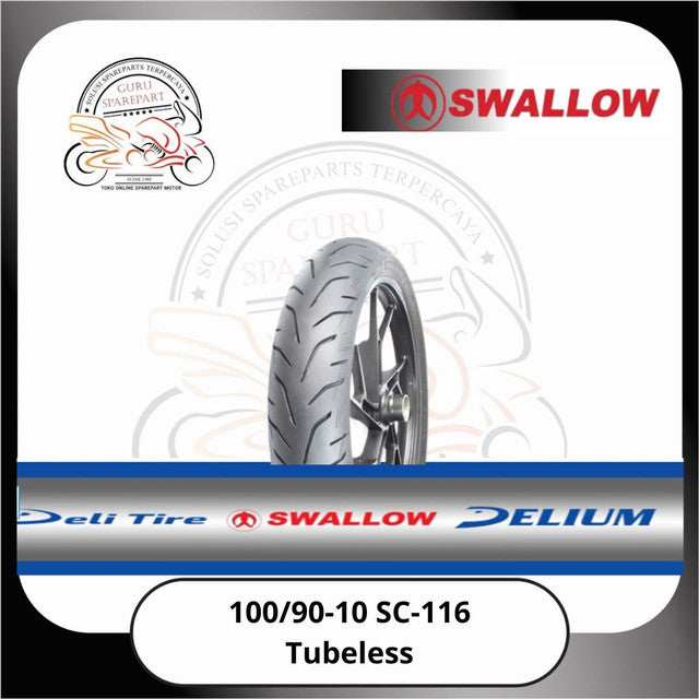 Ban Luar Swallow Tubeless 100/90-10