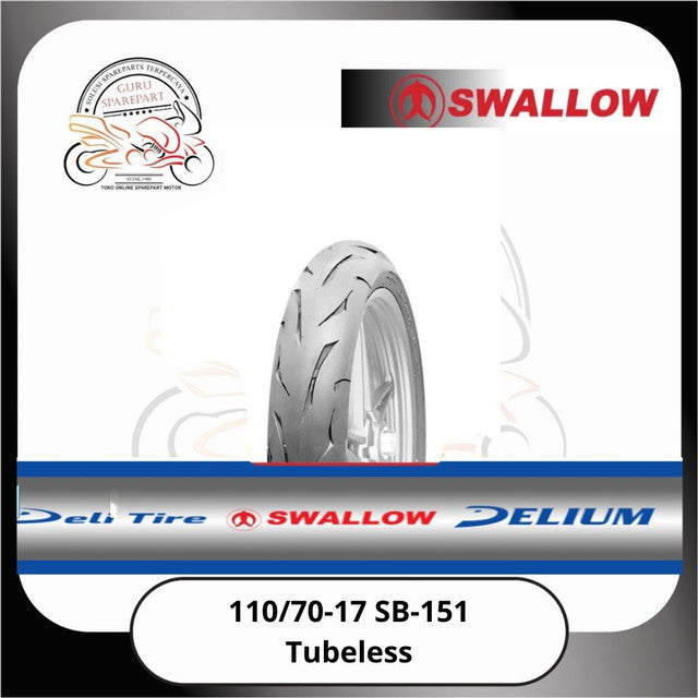 Ban Luar Swallow Tubeless 110/70-17
