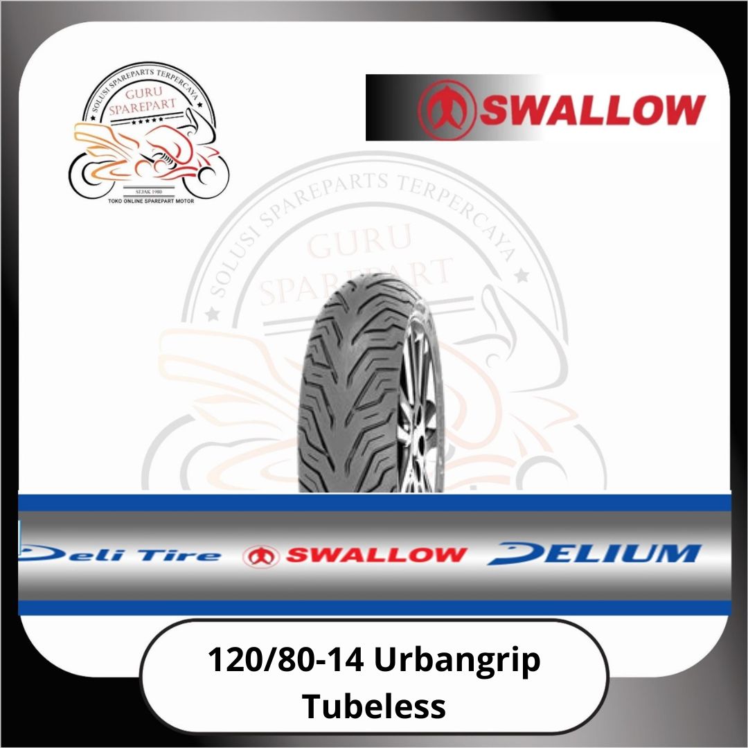 BAN LUAR SWALLOW 120/80-14 URBANGRIP SC-109F TUBELESS