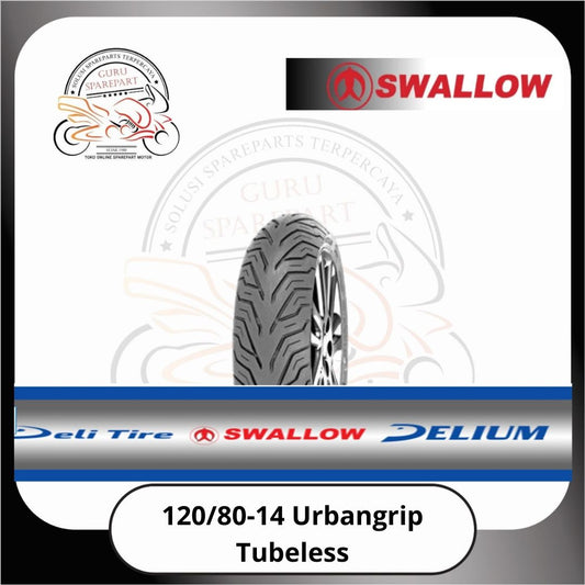 BAN LUAR SWALLOW 120/80-14 URBANGRIP SC-109F TUBELESS