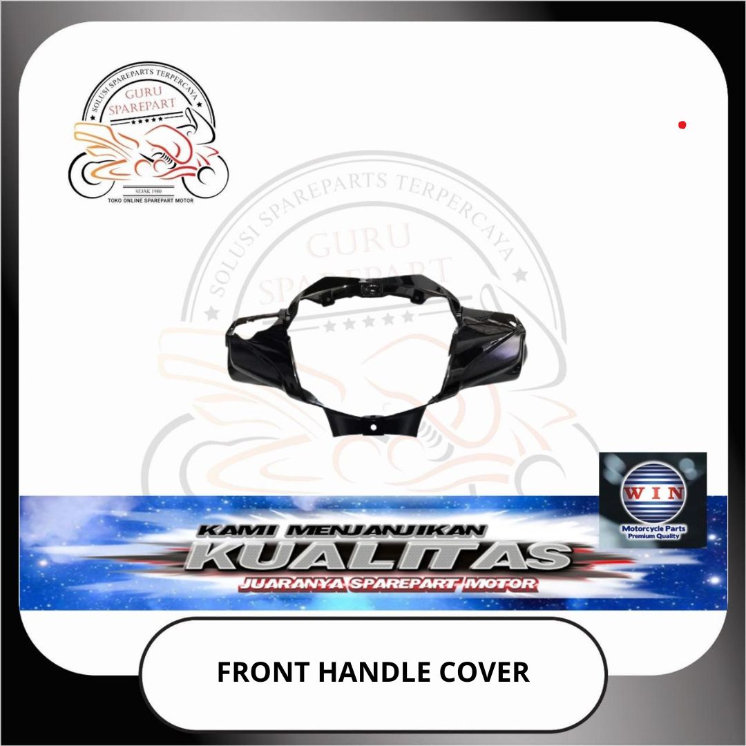 WIN Cover Body Halus Spakbor Honda Supra X 125 KVLN Hitam