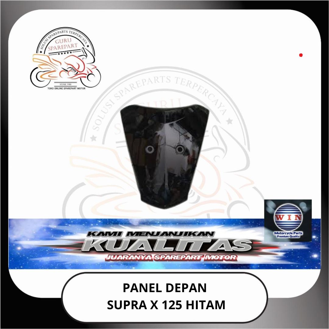 WIN Cover Body Halus Spakbor Honda Supra X 125 KVLN Hitam